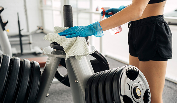 Gym cleaning